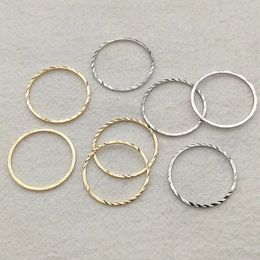 ARRIVÉE 20mm 200 pièces connecteurs en forme d'anneau en cuivre pour collier boucles d'oreilles faits à la main pièces de bricolage résultats de bijoux composants 240309