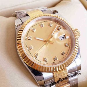 Llegada 36 mm amantes de 41 mm Relojes Diamond Mens Gold Face Automatic Wristwatches Diseñador Damas Mira P10N 473i