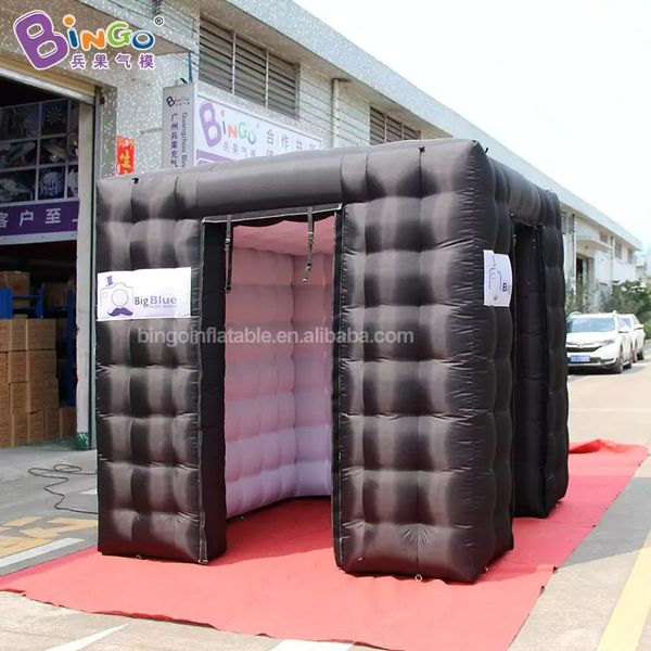 Arrivée 5x5x4.3mh (16,5x16.5x14ft) Publicité gonflable photo inflation kiosk carré tente pour la fête de décoration événementielle sports