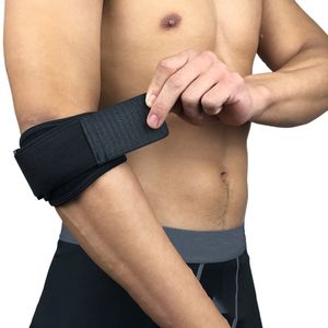 Arrivée Réglable Tennis Coude Soutien Garde Pads Sangle Du Golfeur Coude Latérale Douleur Syndrome Épicondylite Brace 1 Pcs