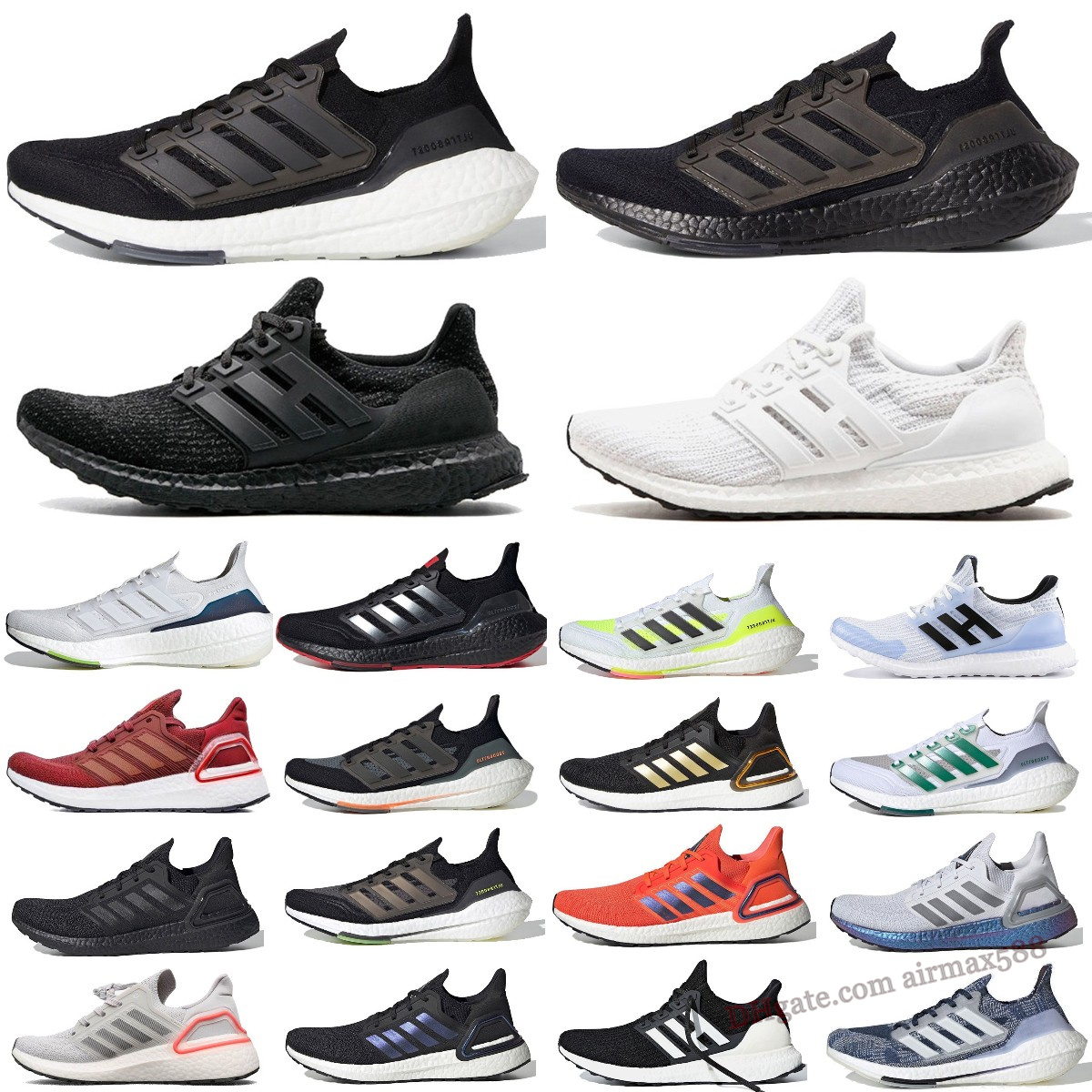 Ultra Boost Arrival Authentic Men Trainers Running Shoes UB Women Sports National Lab Dark Triple Black White Solar Yellow Grey Jogging Ultra Sneakers outdoor