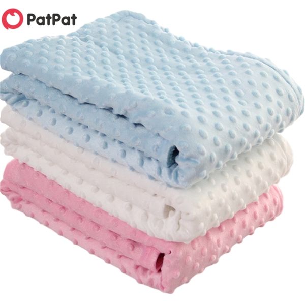 Arrivée Dotted Fleece-lining Swaddling born Soft Literie pour 210528