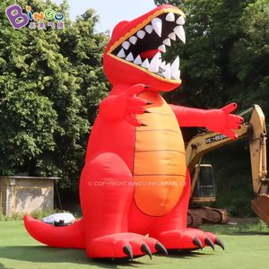 Arrivée géant gonflable debout dinosaure exploser dessin animé dinosaure ballons modèle pour fête événement décoration jouets sport