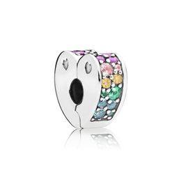 Arrivée Profusion Color Coup Clips Charm Set Boîte originale pour P Diy Bracelet CZ Diamond Charms Bijoux Accessoires8843771