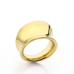 Arrivée Smooth Surface Rings Simple Design Gold Color Midi Ring Knuckle for Women Gift Party.240424