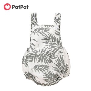 Arrivée Summer Baby Floral Allover Strappy Romper Vêtements pour bébé 210528