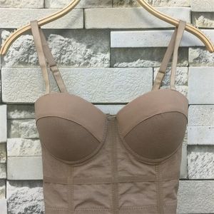 Arrivée femmes Push Up soutien-gorge sans fil haut grande taille lette sous-vêtements Lingerie pleine coupe Corset Bustier 220318