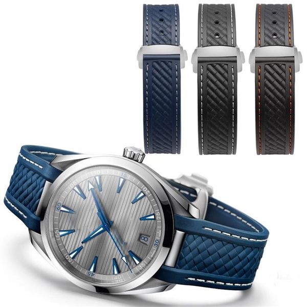 Bracelets et fermoirs de montre en caoutchouc souple et étanche, 20MM, pour Bracelet AQUA 300 TERRA AT150 8900, bracelets de montre 294D, arrivages