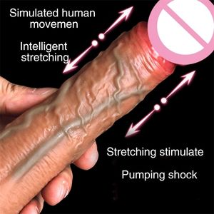 Arrivals Realistische Dildo Vibrator Seksspeeltje voor Volwassen Mannen Vrouwen Gay Siliconen Vibrerende Penis Anale Stimulator Vagina Massager 220309