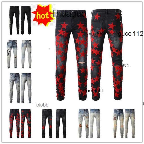 Arrivées Pantalons amis Luxury Jeans amar COOLGUY WWXW miri Mens amari Designer Denim amirirlies Holes Clothing Man Jean AM Biker Pants 2024 New HISW