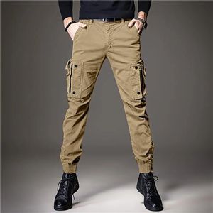 aankomst lichte luxe cargobroek voor heren buitensport tactische broek haremstijl trendy broek slim-fit casual jeansbroek; 240103