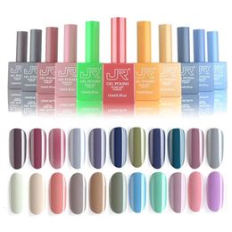 Arriver OEM 60 couleurs Jr Étiquette privée du vernis à ongles UV semi semi guéri longue dure de la durée 240430