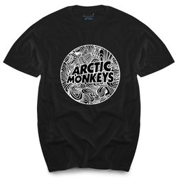 Aangekomen zomer Arctic Monkeys Rock Music Band T-shirts 100% katoenen herenpatroon T-shirt 220509