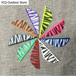 Arrow 100pcs 2 "Vanes Stripe TPU Composé traditionnel de chasse à l'arc Shooting Outdoor Sports Arrows DIY