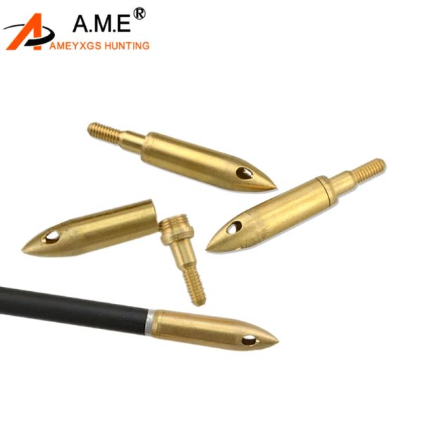 Arrow 6 / 12pcs Whistle Broadhead 145/150 Grain Copper Arcs de flèche Tips de pointe Arrow Point des accessoires de chasse de chasse d'extérieur