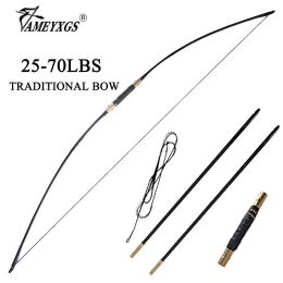 Arrow 64 "Archery Bow tradicional 2070 lbs División Longbow Longbow Izquierda/Derta Derecha Material Elogente de cazas Bow para disparar deportes