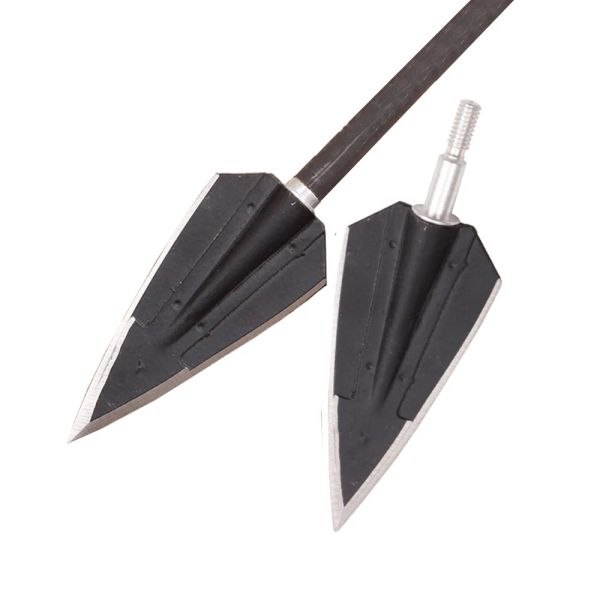 Arrow 6pcs Archerie Broadheads 125 grain / 160 grain Thread 2 Fix Points de pointe de la lame cible pour les accessoires de chasse en plein air