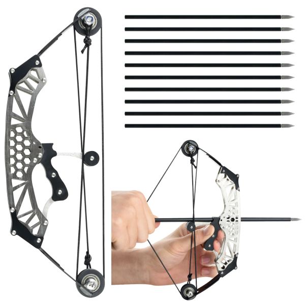 Flèche en carbone en acier poulie arc composé arc extérieur chasse et tir flèches pour arc arc et flèches accessoires de tir à l'arc
