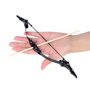 Arrow Small Recourve Bow et flèche Target Target Set Mini portable Gift Toy Toy Toy Toy Toy Toy Tot-tobs de réappartement extérieur portable