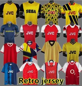 Arsen Retro Highbury Soccer Jersey 2000 02 03 2014 Home voetbalshirt Pires Henry Reyes Petit Vieira Fabregas 71 79 83 86 88 Bergkamp 1990 92 93 95 Adams 98 99 GALLA