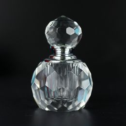 Kunst helder kristal glas parfum fles etherische olie essentie vloeibare geuren navulbare make-up tool cosmetische container partij cadeau