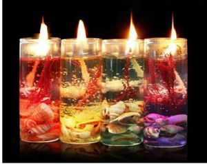 Art Ocean Jelly Candles Wedding Valentine039S Day Romantische geurende aromatherapie kaarsendecoratie willekeurige rookloze kaarsen1110574
