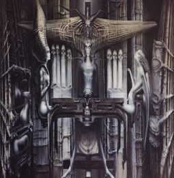 Affiche d'art hr giger li ii tissu affiche 40quot x 24quotdecor062030836