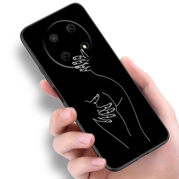 Art Simple Sex Lover Téléphone Case pour Huawei Nova 5T 8 9 Y60 Y90 Honor X9 30S 50SE 60 70 MATE 20 40 Pro 10 Lite Plus Soft Cover