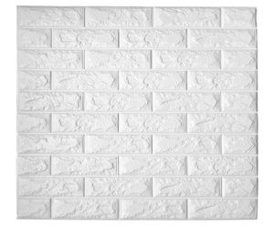 Art3d 11Pack Peel and Stick 3D Wallpaper Panelen voor binnenwanddecor Zelfadhesief schuim baksteen wallpapers A06003562668