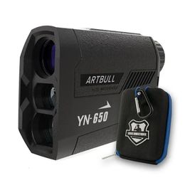 Artbull Golf RangeFinder 650m Telescoop met vlag-lock helling pin laser afstandsmeter voor jagen 240426