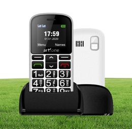 Artfone CS188 Grote Knop Mobiele Telefoon voor Ouderen Verbeterde GSM Mobiele Telefoon Met SOS Knop Sprekend Nummer 1400mAh Batterij7601005