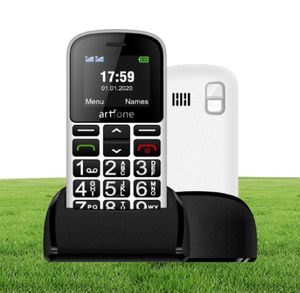 Artfone CS188 teléfono móvil con botón grande para personas mayores, teléfono móvil GSM actualizado con botón SOS, número de conversación, batería de 1400mAh 7601005