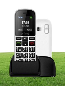 Artfone CS188 Grote Knop Mobiele Telefoon voor Ouderen Verbeterde GSM Mobiele Telefoon Met SOS Knop Sprekend Nummer 1400mAh Batterij1086329