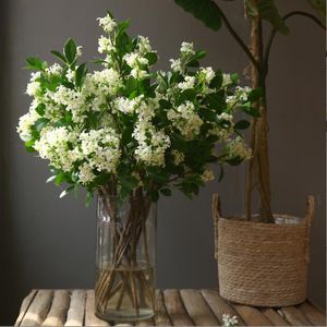 Fleurs artificielles réalistes, fleur décorative pour fête de mariage, maison
