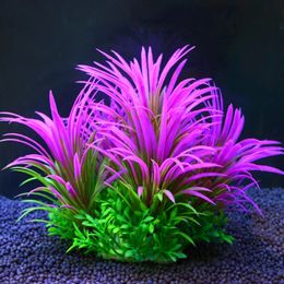Kunstmatige aquariumdecoratieplanten klein water onkruid ornament aquatische planten vissentankaccessoires landschap 13 cm 240321