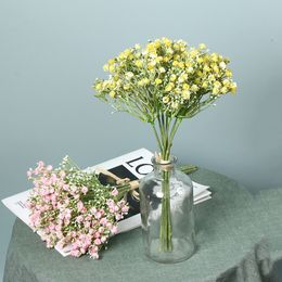 Bouquet de fleurs artificielles Gypsophila, Simulation de souffle de bébé, fausses fleurs décoratives, Arrangement floral pour Table de mariage
