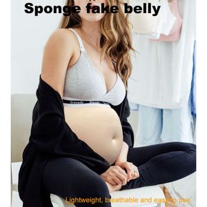 Ventre artificiel de bébé, fausse bosse de grossesse, éponge, Style de ventre de femme enceinte, adapté aux acteurs masculins et féminins