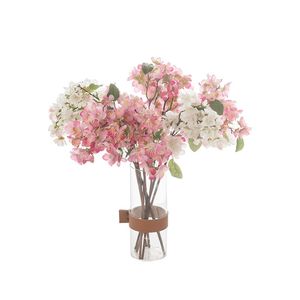 Kunstmatige kersenbloesem takken bloemen zijden faux sakura cherry bloemen voor thuis bruiloft tafel middelpunt