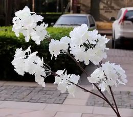 Guirlande de fausses fleurs de cerisier artificielles disponibles pour la décoration de mariage bricolage C0823