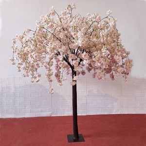 Artificiel Cherry Tree Plant Mariage Party Festival Table Centre Décoration Fake Tree Stage Stage Outdoor Garden Decor