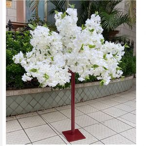 Cerezo artificial Árbol de melocotón simulado Flores de boda Árbol de cerezo Hotel Muebles para el hogar Decoración de fondo de cumpleaños