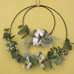 Kunstmatige katoen metalen Draagbare Garland Simulatie Bloem Stand DIY Slaapkamer Decoratie Bruiloft Ornament