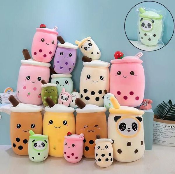 Poupée artificielle Fruit Cadeau Lait Jeter Tasse Jouet Perle En Peluche Thé Oreiller Fjcpb