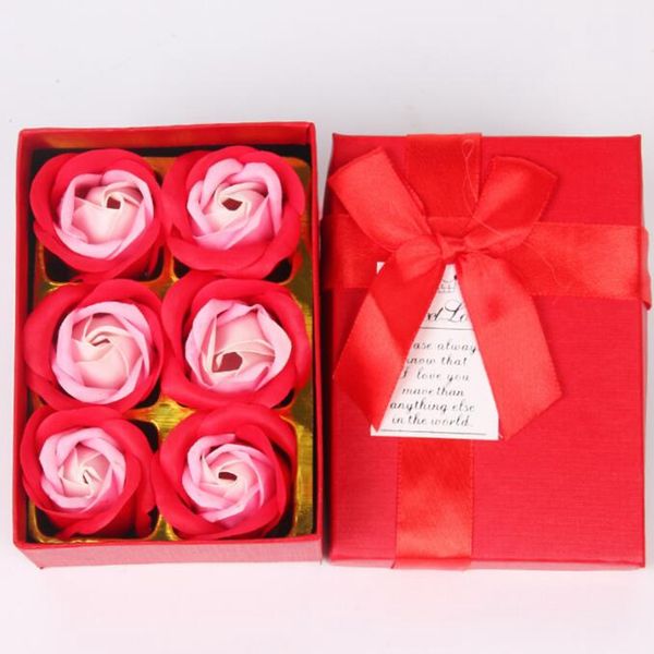 Boîte-cadeau de fausses fleurs artificielles, ensemble de fleurs de savon de bain parfumées, pour la saint-valentin, Thanksgiving, fête des mères, cadeau de mariage, décor de fête de noël