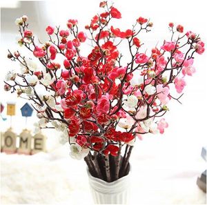 Fleur artificielle cerisier printemps prunier fleur de pêche branche 60 cm fleur de soie arbre bourgeon floral pour les décors de fête de mariage GB537