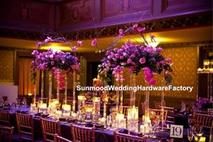 Kunstmatige bloem decoratie tafel middelpunt, kunstmatige kersenbloesem boom bruiloft decor