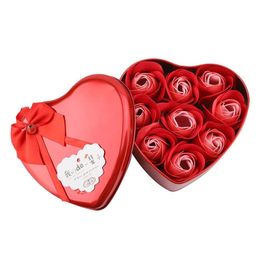 Kunstmatige bloem Gift Zeep Bloemen Valentine Moeders Dag Gift Rozen Boeket Voor Verjaardag Verjaardag Bruiloft 4 Kleuren