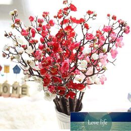 Kunstbloem Party Bruiloft Woondecor Fake Eustoma Fleurs Hogar Kerst Winterswe Plant Vetplanten Oosterse Cherry Factory Prijs Expert Design Quality