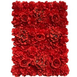 Mur de fleur artificiel Polie de mariage de paroi de la paroi de la paroi décoration fausse fleur hydrtensia de la soie de fleur de soie paysager 240416
