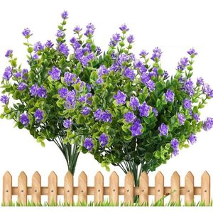 Fleurs artificielles plantes d'extérieur arbustes feuilles de buis en plastique faux buissons verdure fenêtre maison cour jardin décor de mariage A10240 7309J